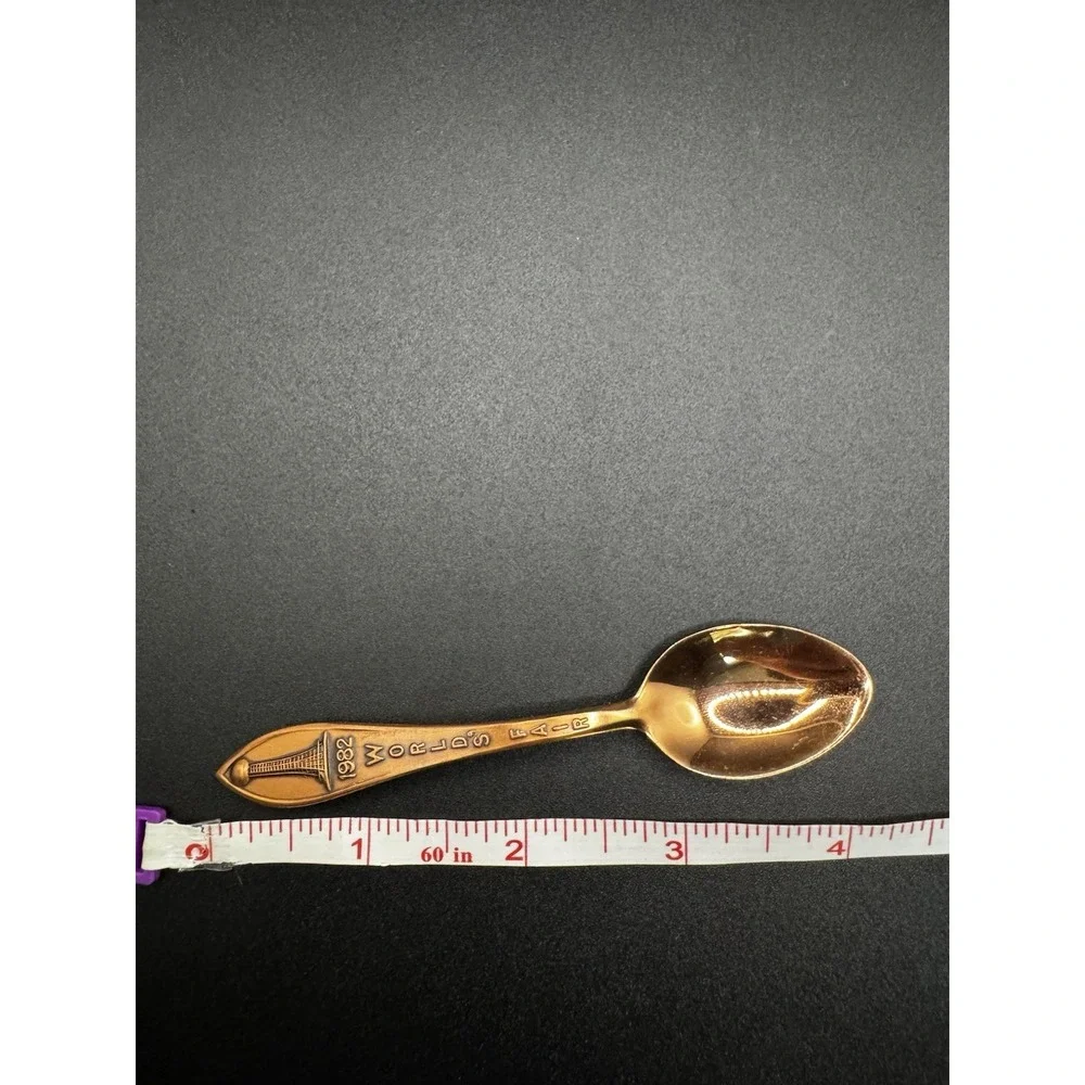Vintage 1982 World's State Fair Souvenir Spoon - 4